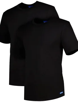 Hugo T-shirt à Manches Courtes Naolo 10273414 Blue 2 Unités Black M
