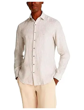 Chemise à Manches Longues K10k109332 Beige MSS 42