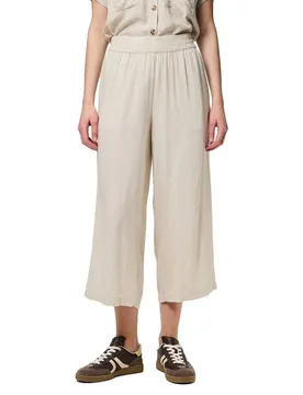 Pantalon Taille Haute Pia Culotte Wide Leg Birch / Melange XS