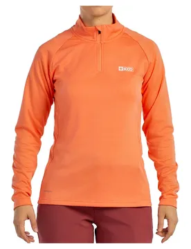 T-shirt à Manches Longues Avec Demi-zip Lua Geranium L