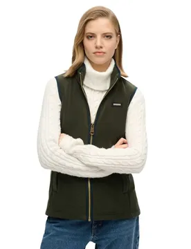 Gilet Estate Fleece Surplus Goods Olive Green L