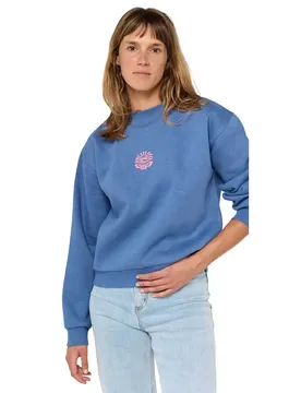 Sweat-shirt Icons Of Surf Relaxed Crew Moonlight Blue S