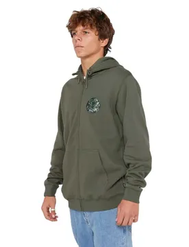 Felpa Con Zip Wettie Passage Icon Cactus Green S