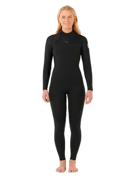 Combinaison En Néoprène à Manches Longues Et Fermeture éclair Dans Le Dos Dawn Patrol 3/2 Mm Black 12