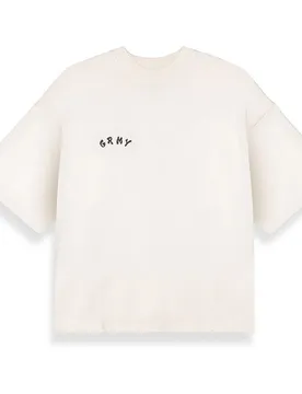 T-shirt à Manches Courtes Sampans The Lords Boxy Off White L Homme