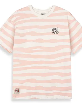 T-shirt à Manches Courtes The Shelter All Over Print Regular Pink 2XL Homme