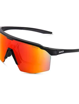 Lunettes De Soleil Carua Black / Red CAT3 Homme
