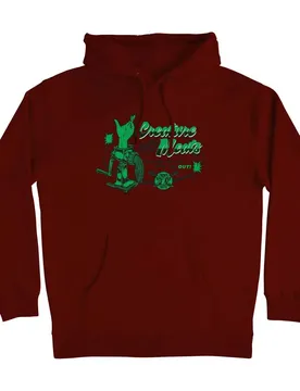 Sweat à Capuche Meat Grinder Pullover Maroon M