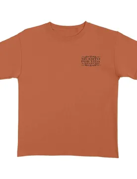 T-shirt à Manches Courtes La Muerta Relic Texas Orange XL