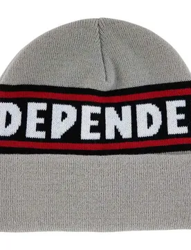 Casquette Bar Logo Beanie Long Shoreman Grey One Size Homme