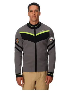 Sweat-shirt Zippé Garmisch Lime 2XL Homme