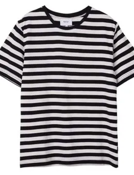 T-shirt à Manches Courtes Verkstad Black / Off White XS