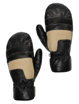Moufles Wasco Leather Black / Sand XS Homme