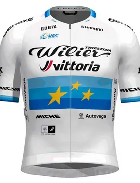 Maglia A Maniche Corte Vittoria Mtb Factory Team European Champion Multicolor
