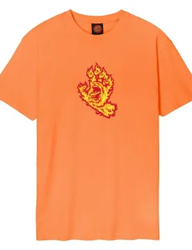 T-shirt à Manches Courtes Flame Hand Washed Apricot M