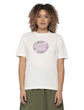 T-shirt à Manches Courtes Foliage Dot Off White S