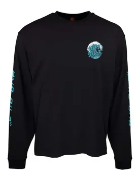 T-shirt à Manches Longues Japanese Wave Dot Black M