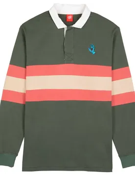 Polo à Manches Longues Mini Hand Stripe Sage M