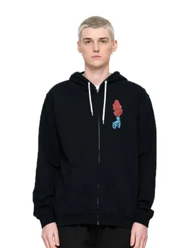 Sweat-shirt à Zip Speed Wheels Scream Black M