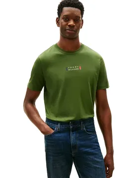 T-shirt à Manches Courtes Brand Love Small Center Mountain Pine M