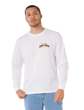 T-shirt à Manches Longues Poster Art Eddie Would Go White L