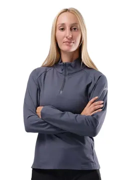 Rash Guard Manches Longues Motion 1/4 Zip Slate XS
