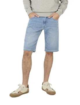 Short En Jean Gymdigo Slim Fit Denim Used Sunfade 33