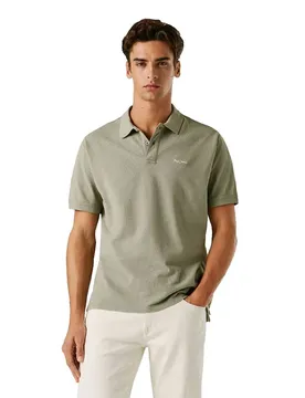 Polo à Manches Courtes Oscar Palm Green XL