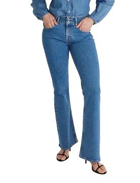 Jean Venus Flare Fit Denim Stone Wash Bright Blue 24