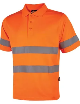 T-shirt à Manches Courtes Enif 3 Unités Orange Fluo 2XL