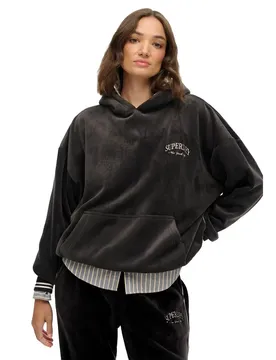 Sweat à Capuche Country Club Velour Relax Blackboard XS