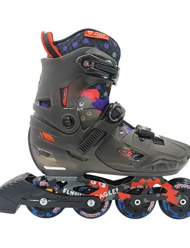 Flying Patins En Ligne S8 Black EU 32-36 Homme