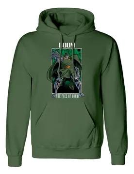 Sweat-shirt Marvel The Face Of Doom Green XL unisex