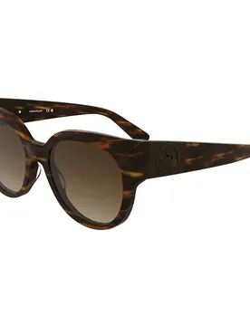 Lunettes De Soleil Lo779s N Striped Brown moyen Brown 2/CAT2