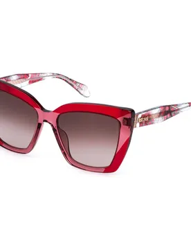 Occhiali Da Sole Da Donna Sjc17v-560v6 Shiny Transp.Bordeaux Red Brown Gradient Brown/CAT2