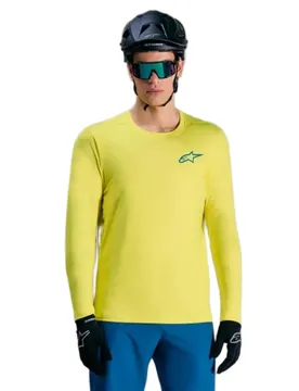 Bicycle Maglia Da Enduro A Maniche Lunghe A-dura Air Yellow Fluro