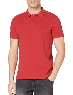 Polo à Manches Courtes W7mjk4x47 Red M