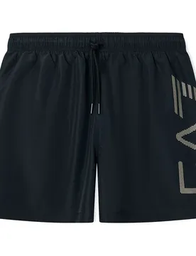 Ea7 Pantaloncino Da Bagno 7m002001_af197 Black / Gold L
