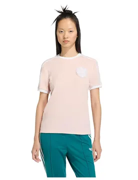 T-shirt à Manches Courtes Lace Branding Sandy Pink XS