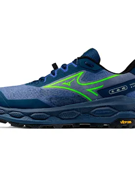Scarpe Da Trail Running Wave Mujin 11 Dazzling Blue / Lightning Yellow / Estate Blue EU 41