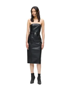 Karl Jeans Vestito Corto Senza Maniche Aw1301 Black S