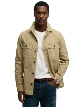 Chemise à Manches Longues Military Canyon Sand Brown S