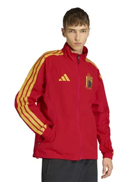 Sweat-shirt à Zip Belgium Home Anthem Red M