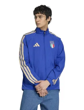 Sweat-shirt à Zip Italy Home Anthem Bold Blue XL