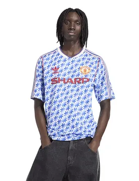 T-shirt à Manches Courtes Manchester United Away 1990 Multicolor L