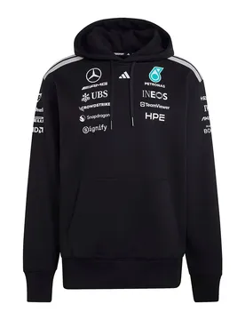 Felpa Con Cappuccio Mercedes-amg Petronas F1 Team Driver Black S