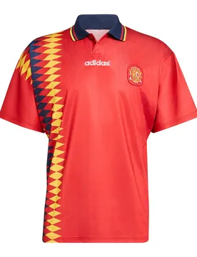 T-shirt à Manches Courtes Spain Home 1994 Collegiate Red XL