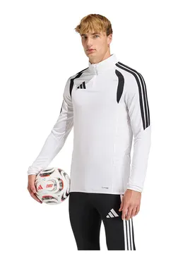 Sweat à Demi-zip Tiro 26 League Training White / Black / Black 2XL