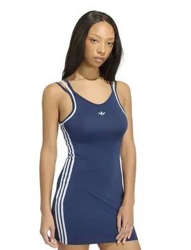 Robe Courte Sans Manches Slim Night Indigo M