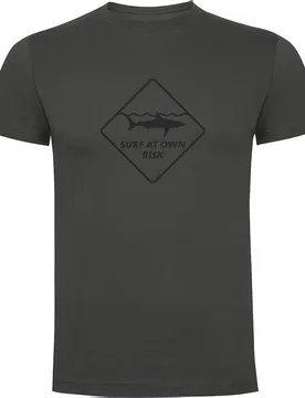 T-shirt à Manches Courtes Surf At Own Risk Lead 3XL